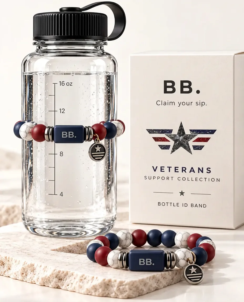 Veterans; Bottle Bracelets bottle band design visualization