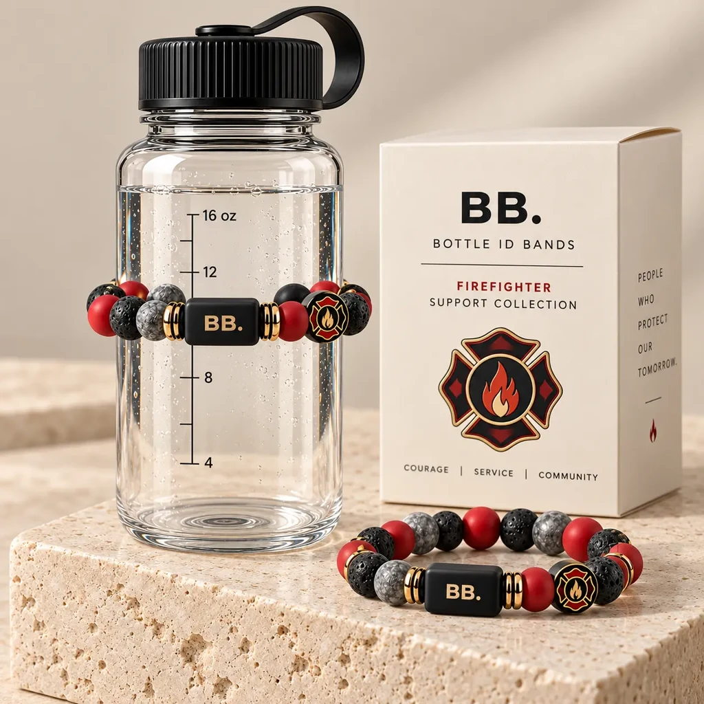 Firefighters; Bottle Bracelets bottle band design visualization