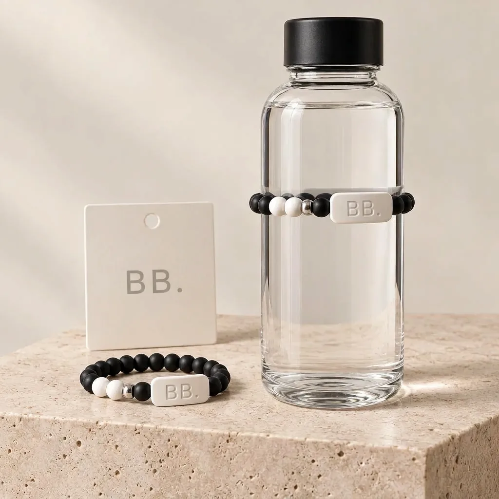Jet Black; Bottle Bracelets bottle band design visualization