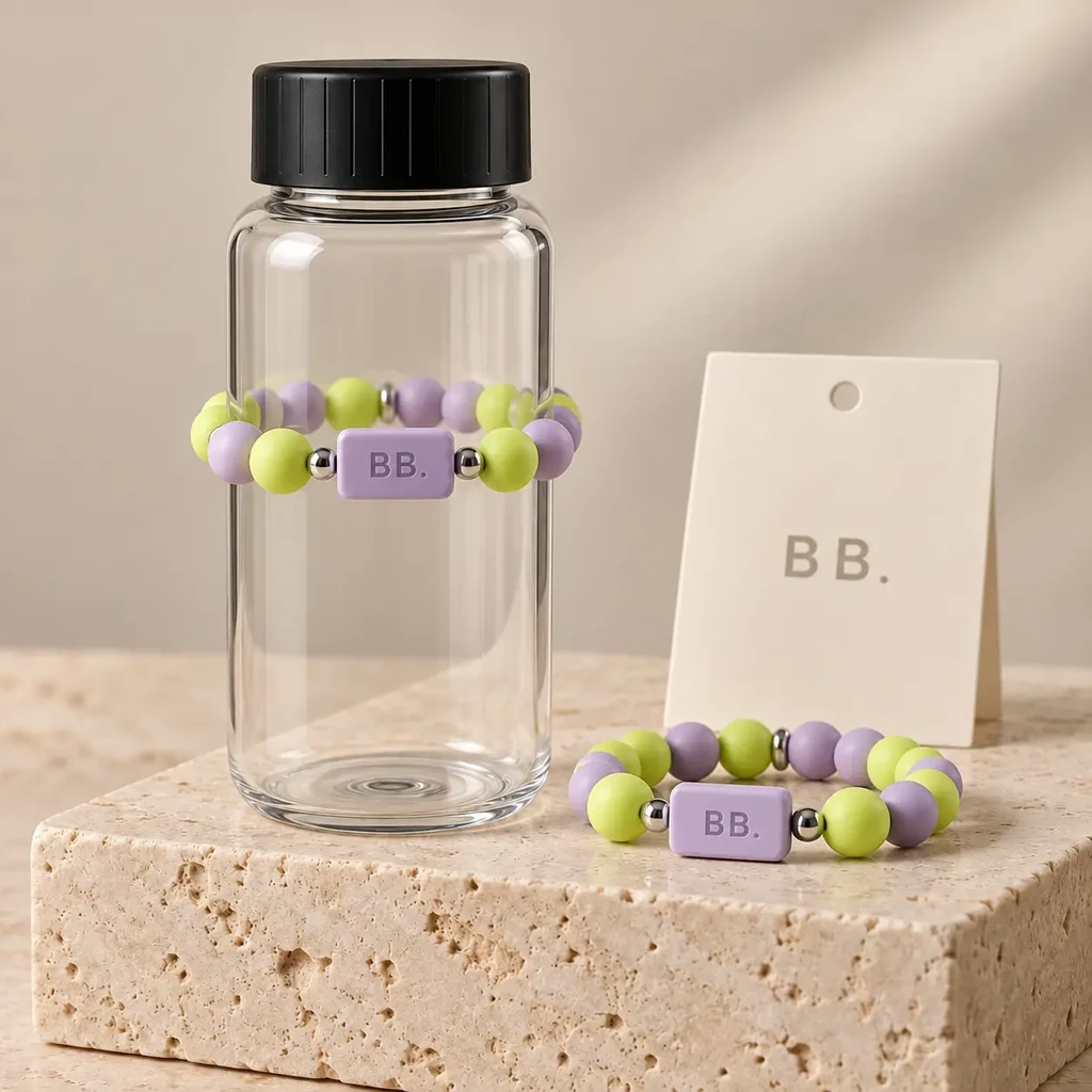 Lavender Haze; Bottle Bracelets bottle band design visualization