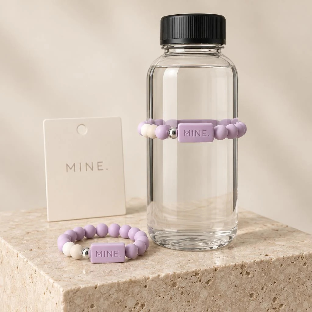 Lavender Haze; MINE. bottle band design visualization