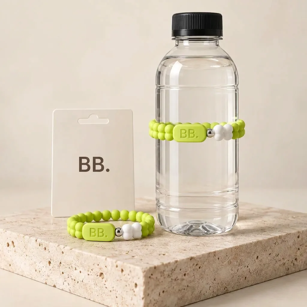 Lime Pop; Bottle Bracelets bottle band design visualization