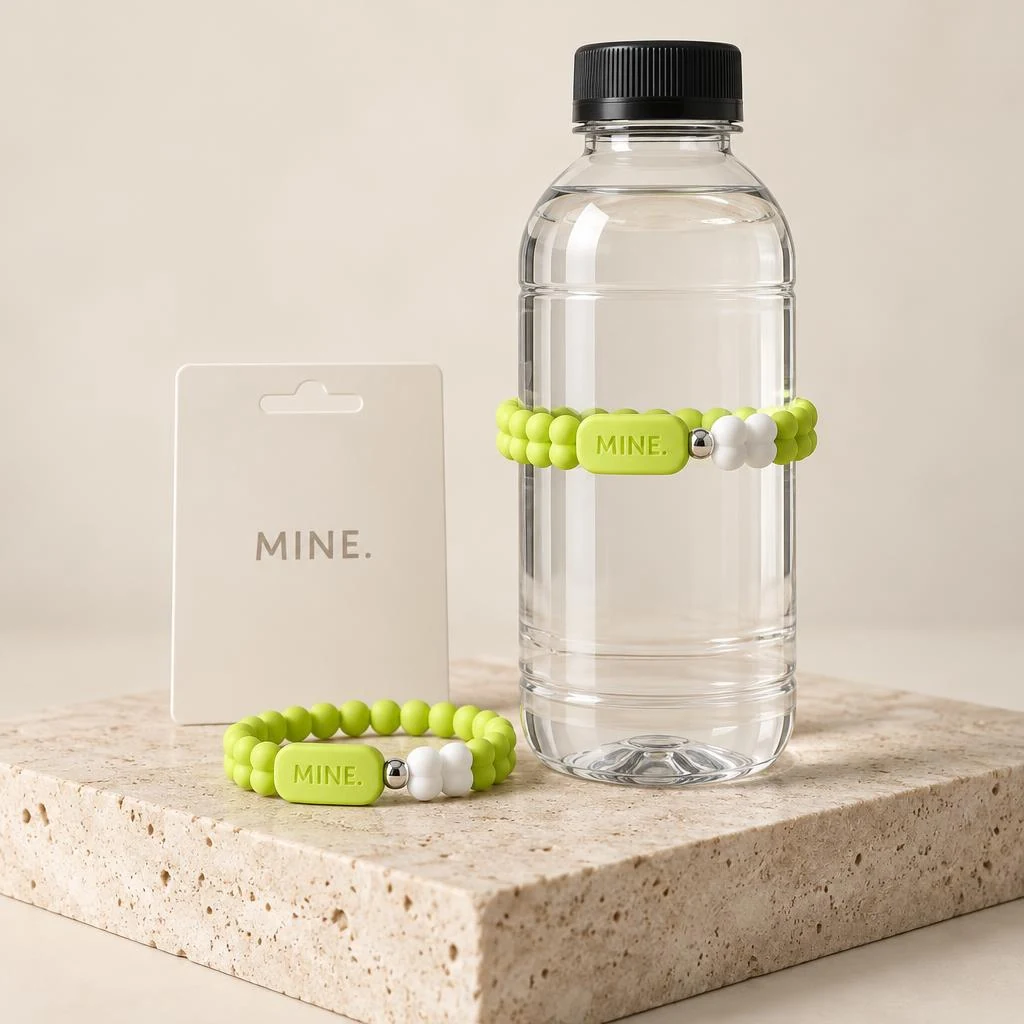Lime Pop; MINE. bottle band design visualization