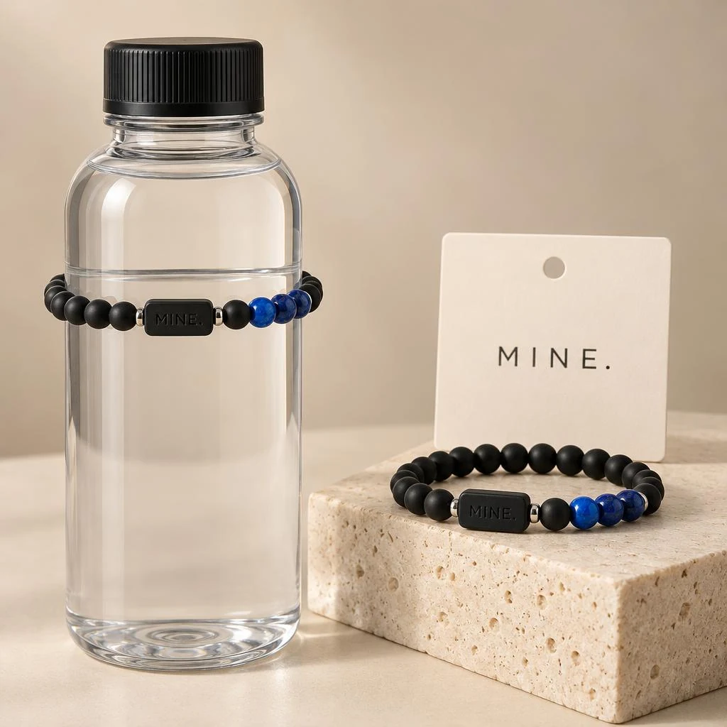Midnight Mix; MINE. bottle band design visualization